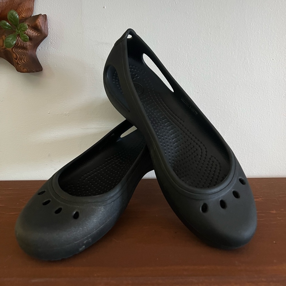 Crocs Ballet Flat Graphite Size 7